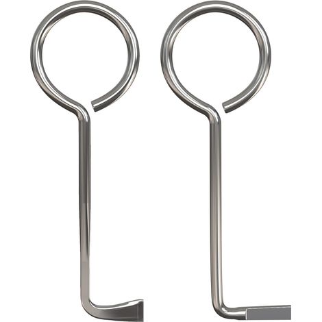 Juego de ganzúas profesionales de 2 piezas, llave universal, abre casi cualquier puerta, llave universal para puertas de habitaciones, llave de cerrajería para abrir puertas de cerraduras.