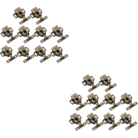 Lot de 20 verrous de porte réglables, butées de meuble (1/5)