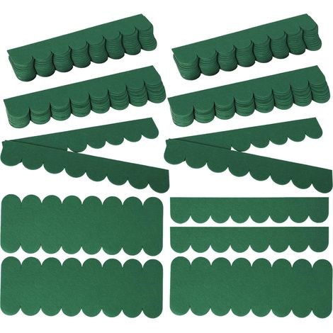 Lot de 53 plaques de toit en carton goudronné - Étanche - Pour nichoir à lapin, niche pour chien, boîte aux lettres et hôtel à insectes (vert, 53 pièces) (1/5)
