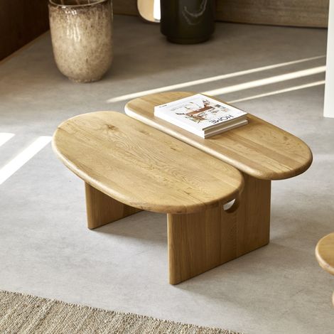Table basse en chêne massif (1/5)