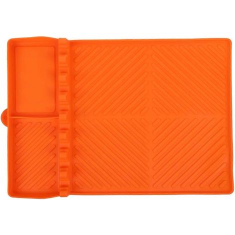 Tapis de spatule en silicone pour louche, support de chaleur pour gril de cuisinière