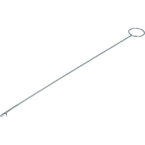 vhbw Volteador de costura con enganche Aguja de arrastre extra larga (26,5 cm), metal (1/5)