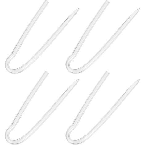 vorgeformte, R-förmige, abgewinkelte PVC-Schläuche für Hinter-dem-Ohr-Hörgeräte (Trommelfellschläuche) – 7 x 2,5 x 0,5 cm (1/3)