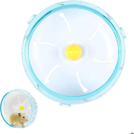 1 Roue de Course pour Hamster, Jouet de Roue de Course pour Animaux Domestiques, Roue de Course Silencieuse Rotative,Petits Animaux (1/5)