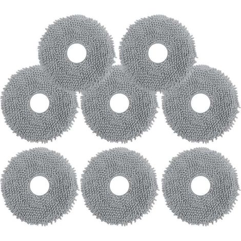 Ulisem Confezione da 8 panni per mocio per Roborock Q Revo/Qrevo Pro/Qrevo S/Qrevo MaxV/Qrevo Plus, panni di ricambio in microfibra morbida, lavabili (1/4)