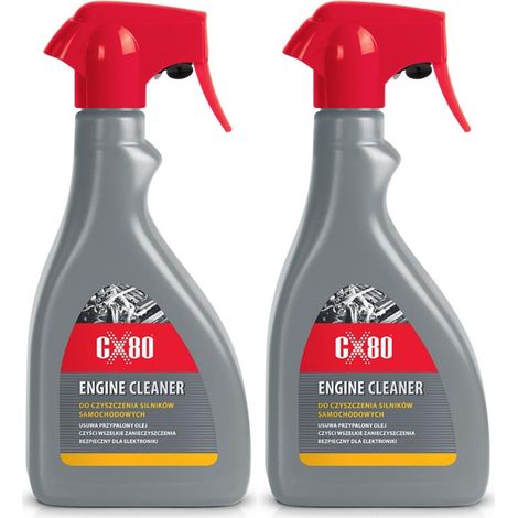 Limpiador de motor CX80 - Spray limpiador de motor 600 ml x 2
