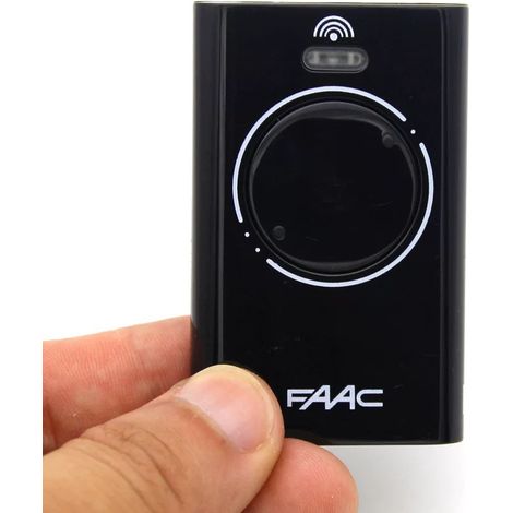 Émetteur portatif pour porte de garage compatible avec la fréquence de 868 MHz, télécommande de porte de garage à deux canaux, ouvre-porte de garage. (1/4)