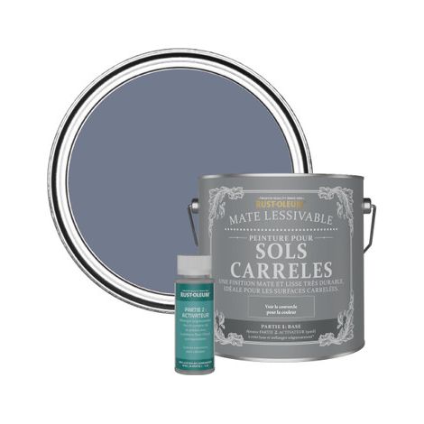 Peinture pour Sols Carrelés Mate Lessivable - Hush (1/3)
