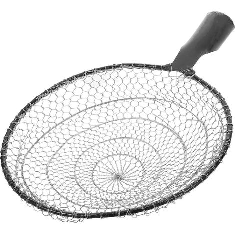 Ensemble de 3 épuisettes/cuillères à poissons en maille métallique (1/5)