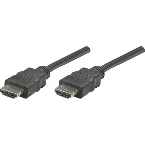 Manhattan HDMI Cavo 7.50 m Nero [1x Spina HDMI - 1x Spina HDMI] (1/2)