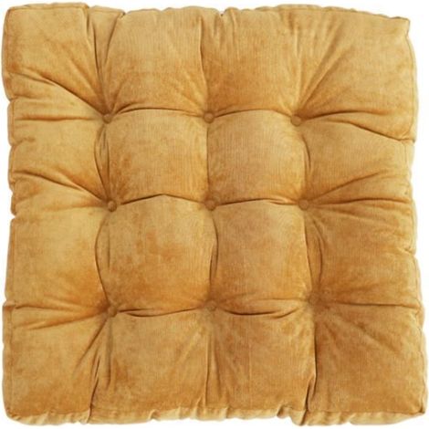 Coussins d'Assise Coussins de Chaise 55x55x10cm pour intérieur et extérieur Couverture en Polyester et Remplissage en Coton,G (1/4)