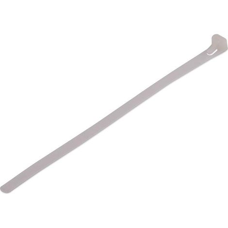Poly Pool PP7570Q Set di 25 Fascette Riapribili per Cablaggi all'Interno di Apparecchiature Elettriche, 7.5 mm x 200 mm, Diametro di Serraggio Max 45 mm, Bianco (1/4)
