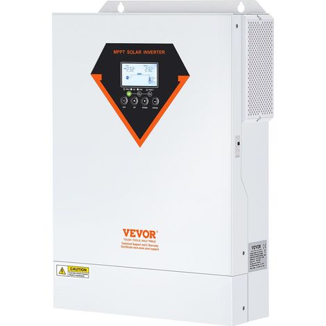 Onduleur solaire hybride 5500W avec onde sinusoïdale pure, chargeur tout-en-un 230V AC et contrôleur de charge MPPT 100A (1/5)