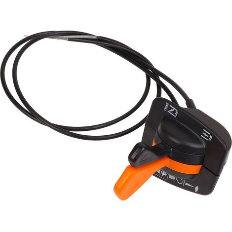 Poignée de commande pour câble d'accélérateur GY20948 – Compatible John Deere 125/135/145/155C/190C – Plastique renforcé