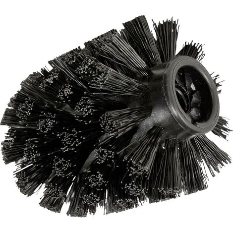 Wenko Toilettenbürsten-Ersatzkopf schwarz Ø 8 cm WC-Garnitur