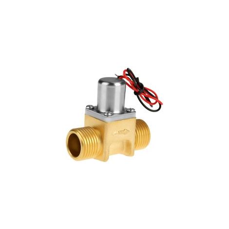 Électrovanne à impulsions de débit d'eau 4,5 V CC 1/2" en laiton