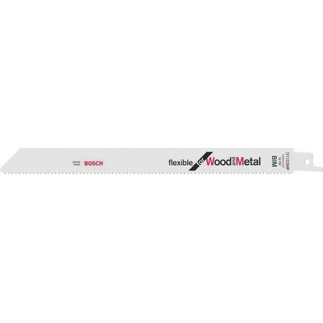 Bosch Säbelsägeblatt S 1122 HF VE à 25 Stück Flexible f Wood and Metal