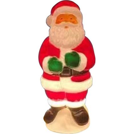 Choyclit – Lumières extérieures de Noël en forme de père Noël – 30 x 16 cm – Imperméabilité IP44 – Décoration pour cour et patio (1/5)