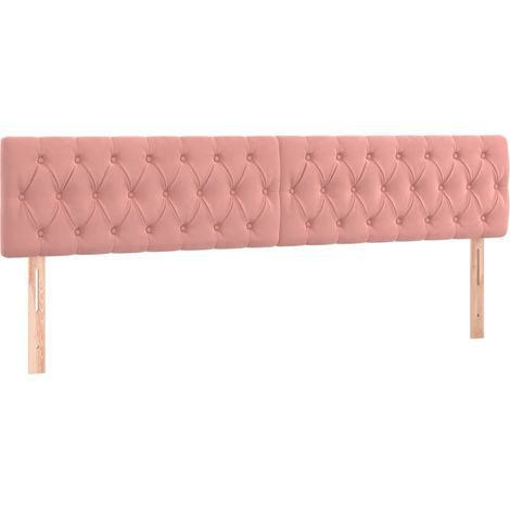 Maison Exclusive - Testiera Rosa 180x7x78/88 cm in Velluto