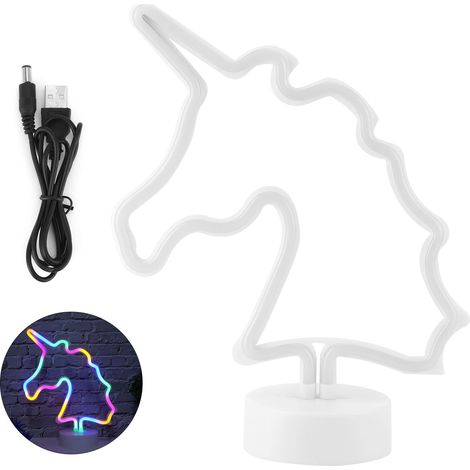 Lampe de nuit LED colorée innovante avec enseigne lumineuse, décoration de chambre, cadeau d'anniversaire (1/5)