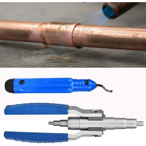Élargisseur de tuyau en cuivre de 6 à 22 mm (1/4 à 7/8 pouce) avec outil d'ébavurage pour installation de climatiseur (1/5)