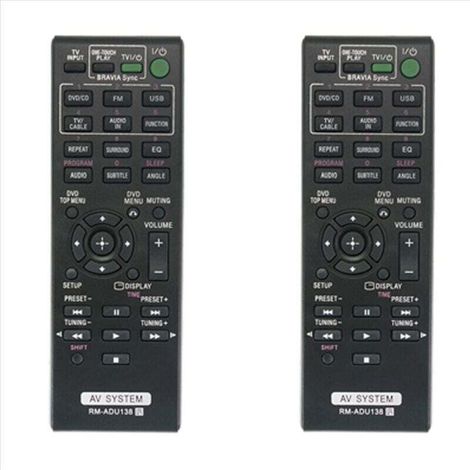 2X RM-ADU138 Télécommande de remplacement pour système AV DAV-TZ145 HBD-TZ140 HBD-TZ145 (1/4)