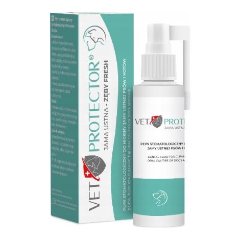JM SANTE VET PROTECTOR Mundhöhle-Zähne Frische Flüssigkeit für Hunde und Katzen 100 ml (1/2)