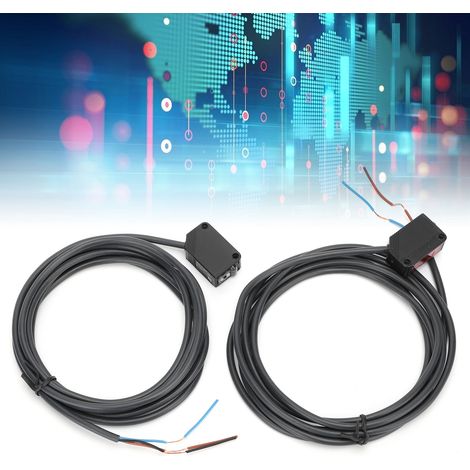 Détecteur Infrarouge Photoelectrique E3ZT81, Capteur à Barrage Carré 12-24V DC