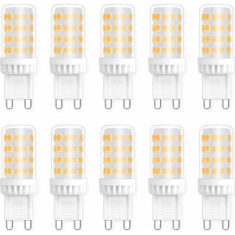 G9 LED-Lampe, neutralweiß 4000K, 360° Abstrahlwinkel, 5W (ersetzt eine 40-50W Halogenlampe), Sofortbeleuchtung für den Innenbereich, 10er-Packung. (1/5)