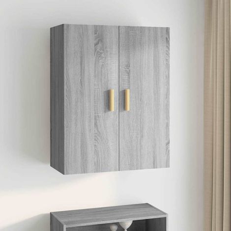 vidaXL Hanging Wall Cabinet Grey Sonoma 69,5x34x90 cm (1/5)
