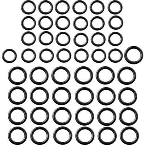 50 Pièces Remplacement des Joints Toriques du Nettoyeur Haute Pression pour 1/4 Pouce, 3/8 Pouce, Coupleur à Connexion Rapide M22 (O Anneau, 50 Pièces)