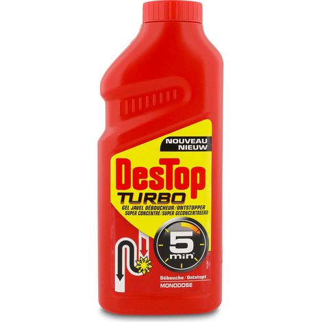 Gel déboucheur concentré sans ammoniaque 1.233 kg – Dissout obstructions organiques – Utilisation rapide en 5 minutes – Format prêt à l'emploi – Maxiburo (1/5)
