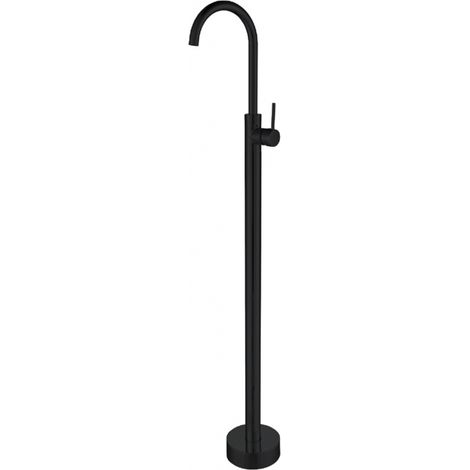 Mitigeur sur pied pour lavabo totem ARTEMIS 114 cm-Chromé noir-16 ---Chromé noir (1/2)