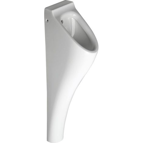 AQUATECH Urinoir à entrée arrière 21x92,5x30 cm (avec siphon), blanc (1/4)