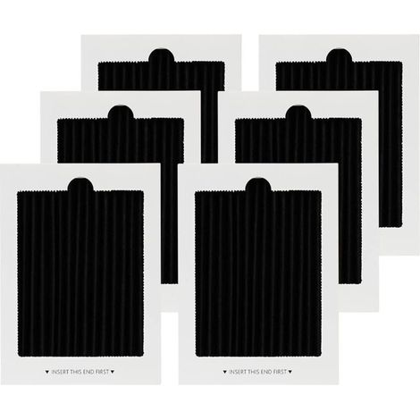 Lot de 6 filtres à air de rechange pour réfrigérateur Frigidaire PAULTRA Pure Air Ultra et Electrolux EAFCBF 242047801, 242047804, 241754001, 241754002, 242061001, 7241754001, PS1993820 (1/5)
