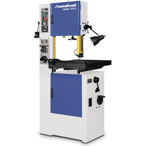 Scie à ruban verticale pour métaux hauteur de coupe 255 mm col-de-cygne 396 mm 1,5 kW 400V vitesses variables Metallkraft VMBS1610 (1/5)