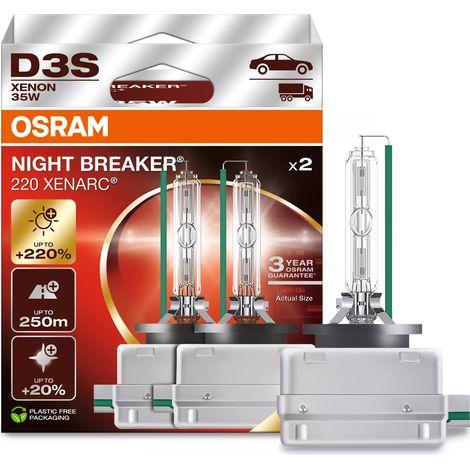 Set Osram Night Breaker Xenarc D3S NL 220% (1/4)