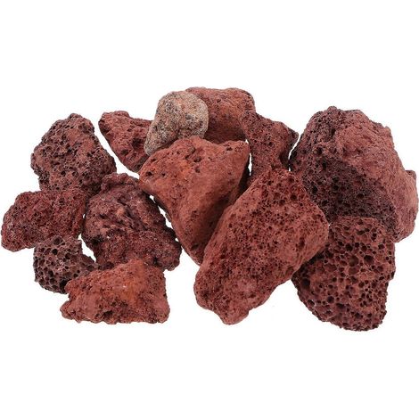 Pierre décorative pour aquarium 500G (rouge foncé) (1/4)