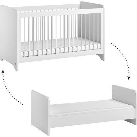 Letto trasformabile 70x140 Vox Ova Bianco (1/5)