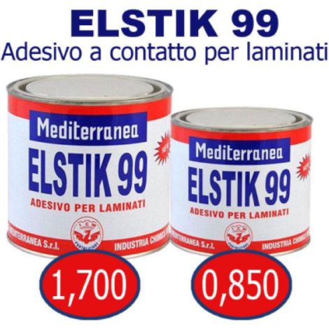 ADESIVO A CONTATTO UNIVERSALE GR 1700 COLLANTE LAMINATI ELSTIK 99 (NO BOSTIK 99) (1/3)