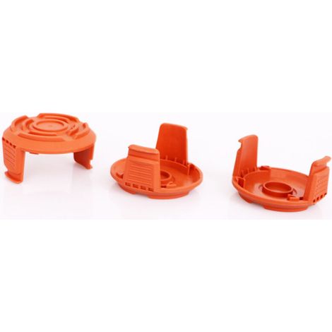 Confezione da 3 copri bobina per decespugliatore, tappi di ricambio per decespugliatore WORX WA0010, sostituisce il copri bobina WORX WA6531 GT