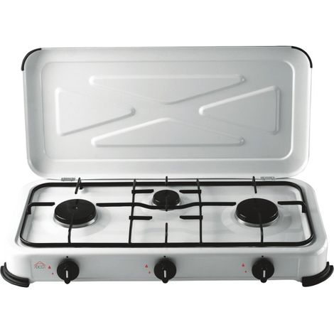 Cocina dcg EKP 2423 negro 59x29x9.5 cm 3 quemadores