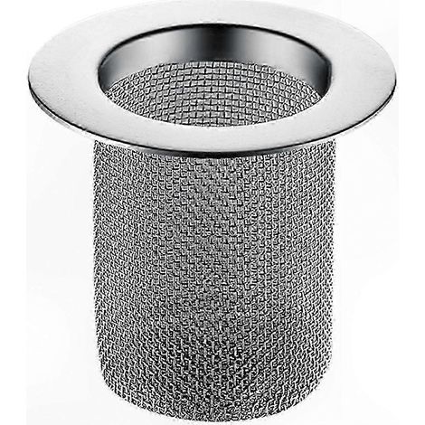 Passoire à évier en inox pour protection de canalisation, filtre à débris pour bac de cuisine, grille de drainage robuste, accessoire de plomberie durable (1/3)