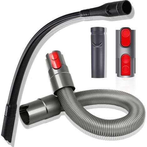 4-Teiliges Staubsauger Zubehör für Dyson-Flexible verlängerte Fugendüse + 2 Adapter + Schlauchverlängerung Passend für Dyson V7 V8 V10 V11 V15 Staubsauger (1/5)
