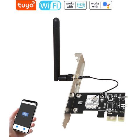 Tuya WLAN-Smart-Power-Reset-Schalter für Computer, Fernverwaltung per Sprach-App mit Timer-Planung und Gerätefreigabefunktionen (1/5)