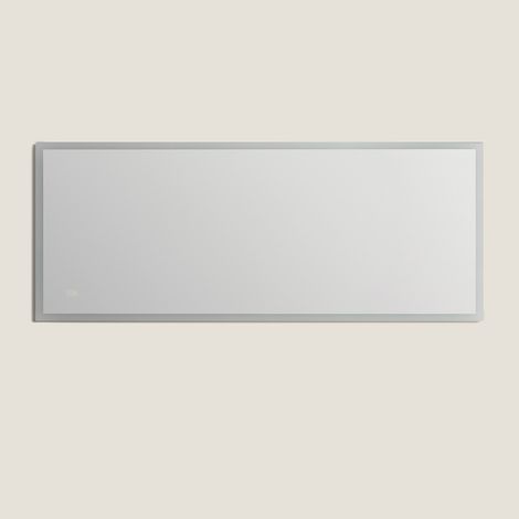 Badezimmerspiegel mit LED Licht und Antibeschlag 1500x600 mm Iria Wählbar (Warm-Neutral-Kalt)