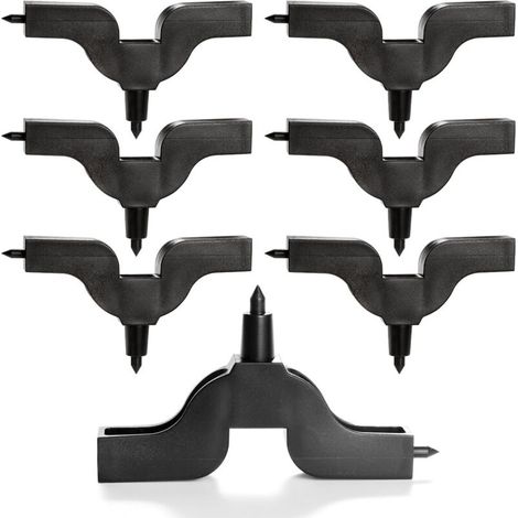 7 Pièces 3mm/4mm Outil de Forage de Trou de Tuyau, Outil de Perçage de Trou de Tuyau D'irrigation Goutte à Goutte, Tuyau Trou Perforateur, Jardin perceuse Raccord de tuyau Perforatrice-Crezuo