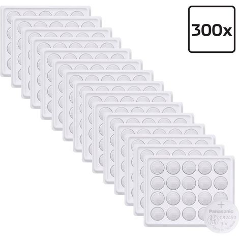 Panasonic Batteria a bottone CR 2450 3 V 300 pz. 620 mAh Litio CR2450 (1/4)