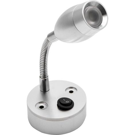 Spot 12V LED Lecture Lampe Interrupteur Camping-Car Fourgon Caravane Van Bateau Éclairage Chaud Lumière (1/5)