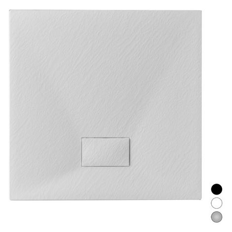 PIATTO DOCCIA STONE ESSENCE SLIM QUADRO- Bianco cm 80 x 80- DHIMP- pezzi 1